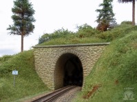 Thumkuhlenkopftunnel H0/ H0m,  graues Material