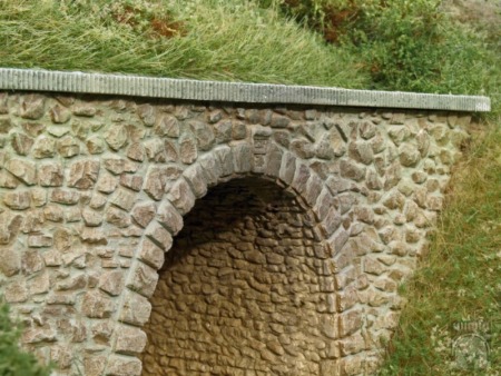 Thumkuhlenkopftunnel H0/ H0m,  graues Material