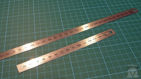 Stahllineal l = 15cm