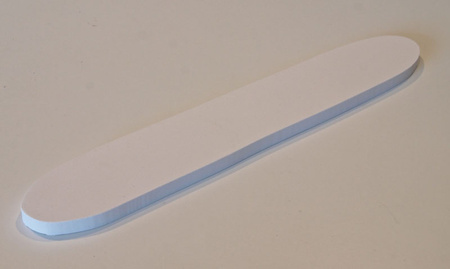 Pfeilerschicht zur Erhöhung der zweigleisigen Rhumebrücke, weißes Material