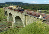 Viadukt über die Lenne, Grundset mit zwei Bögen,graues...