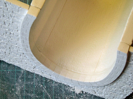 ETERNO Teilesatz für einen eingleisigen Bruchsteinmauerwerks-Tunnel, graues Material
