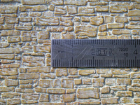 ETERNO-Bauplatte Bruchsteinmauerwerk, graues Material, H0