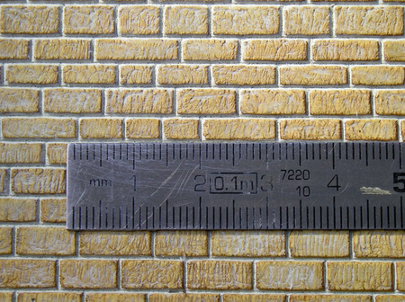 ETERNO-Bauplatte Hausteinmauerwerk, graues Material, H0